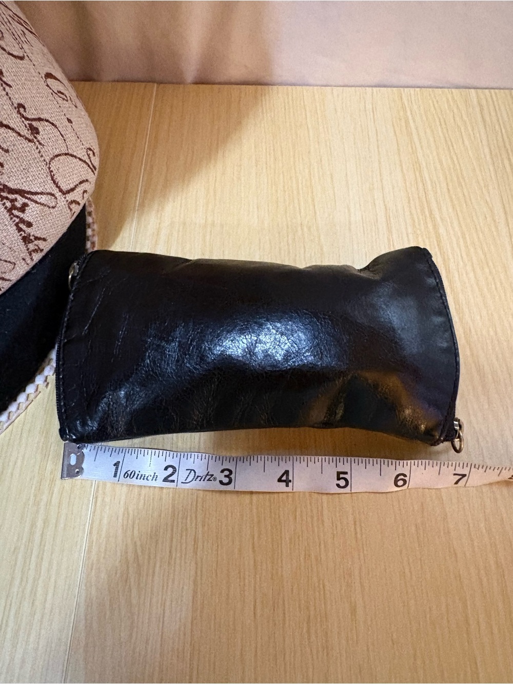 HOBO Black Leather Double sided sunglass case - Picture 3 of 4